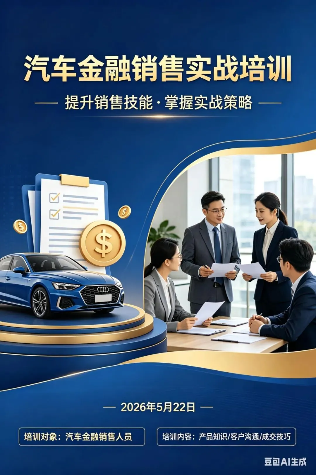 【培训】汽车金融销售实战培训