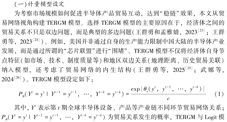 《国际贸易问题》|李月 等:下游市场规模对半导体设备—产品贸易网络的回溯效应研究