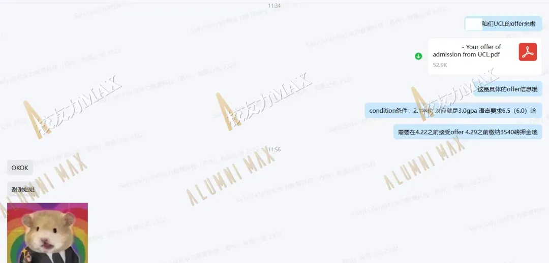 MKT市场营销 | 3.0斩获跨专业offer–UCL城市健康发展硕士!