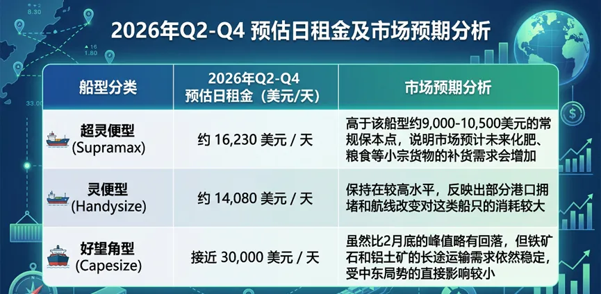 2026干散货市场:利好船东
