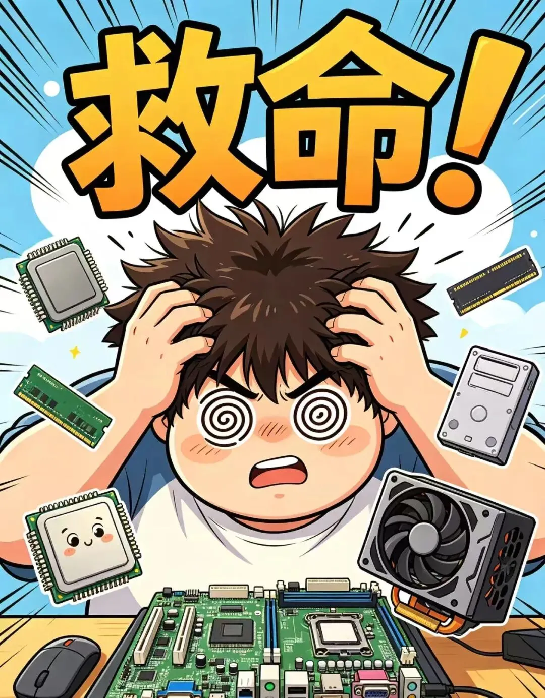 别再被坑啦!电脑5大硬件,小白也能秒懂