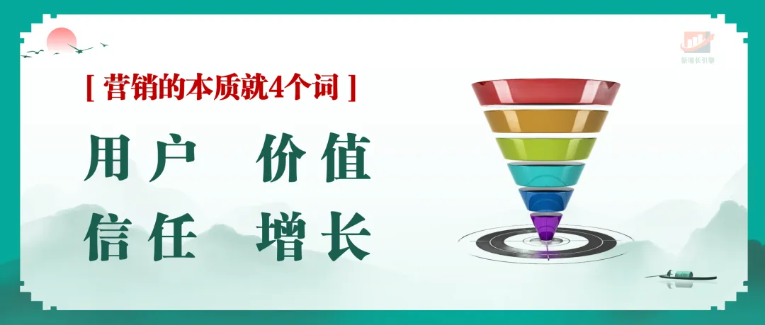 营销的本质就4个词:用户、价值、信任、增长