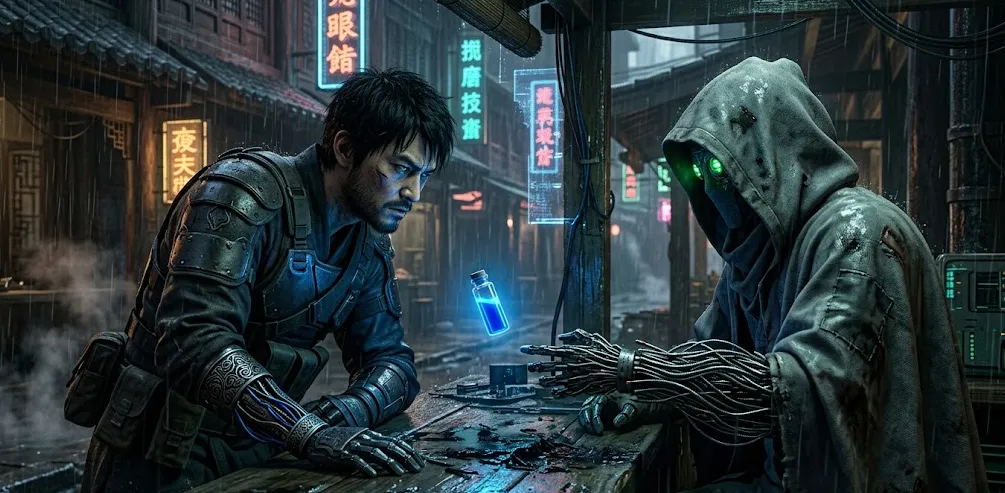 赛博长安之第27章:幽灵市场的非法交易