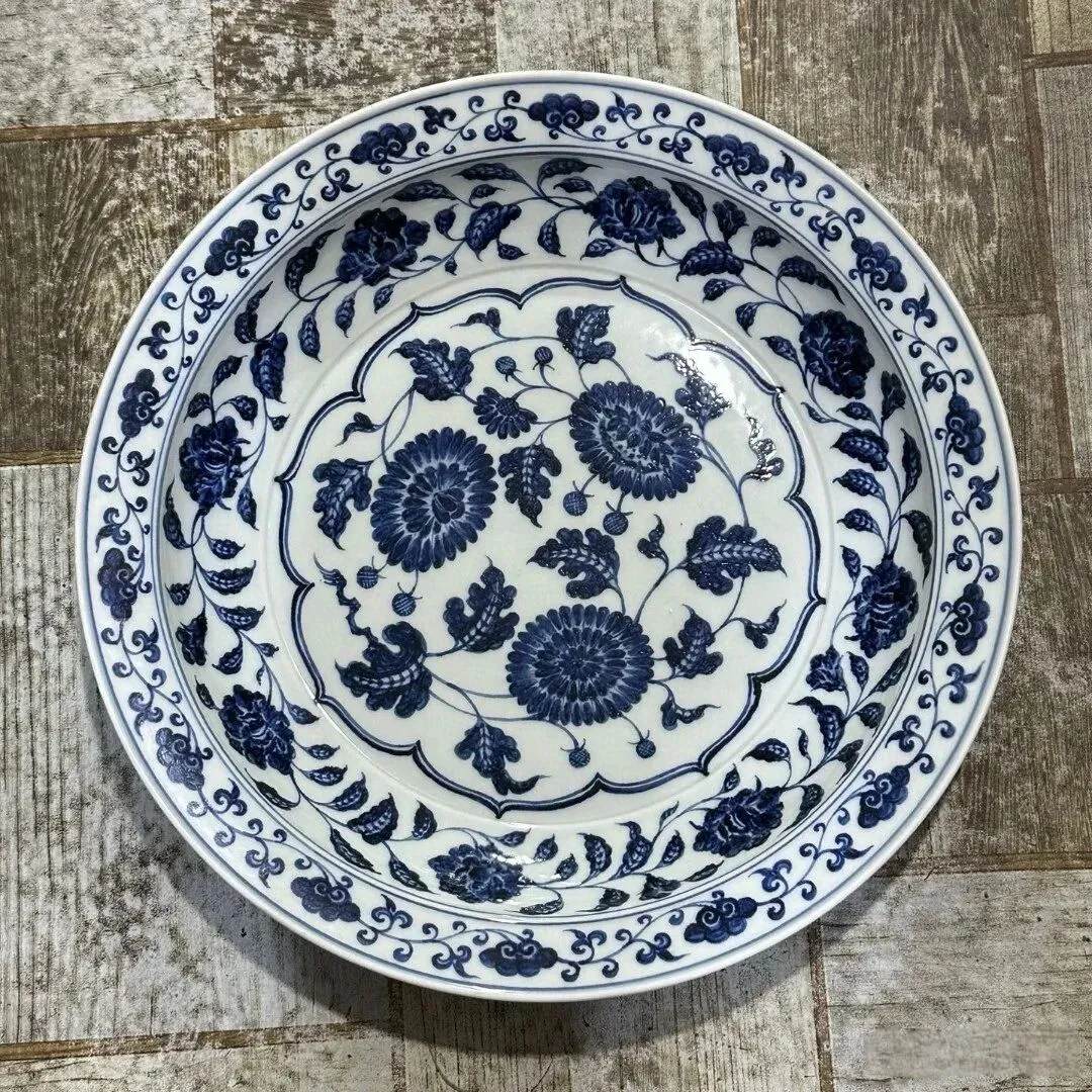 明代永宣时期的青花大盘不要碰!市场上几无真品.
