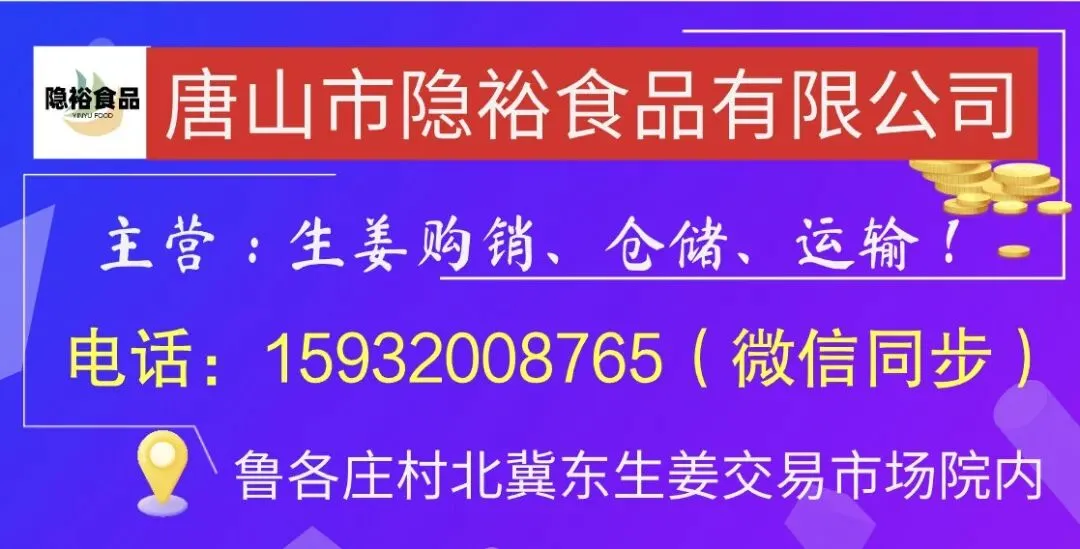 04月20日冀东生姜交易市场生姜参考价格