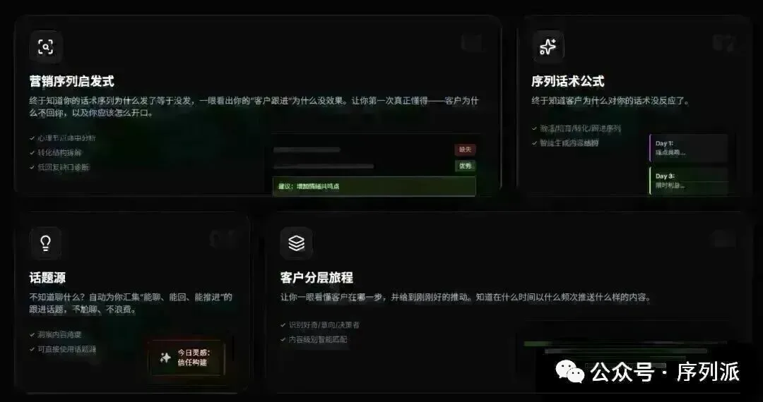 99%的销售手中的统一话术手册,最后都会进入’碎纸机’.转而去构建这种“场景逻辑库”,而不是全员统一话术