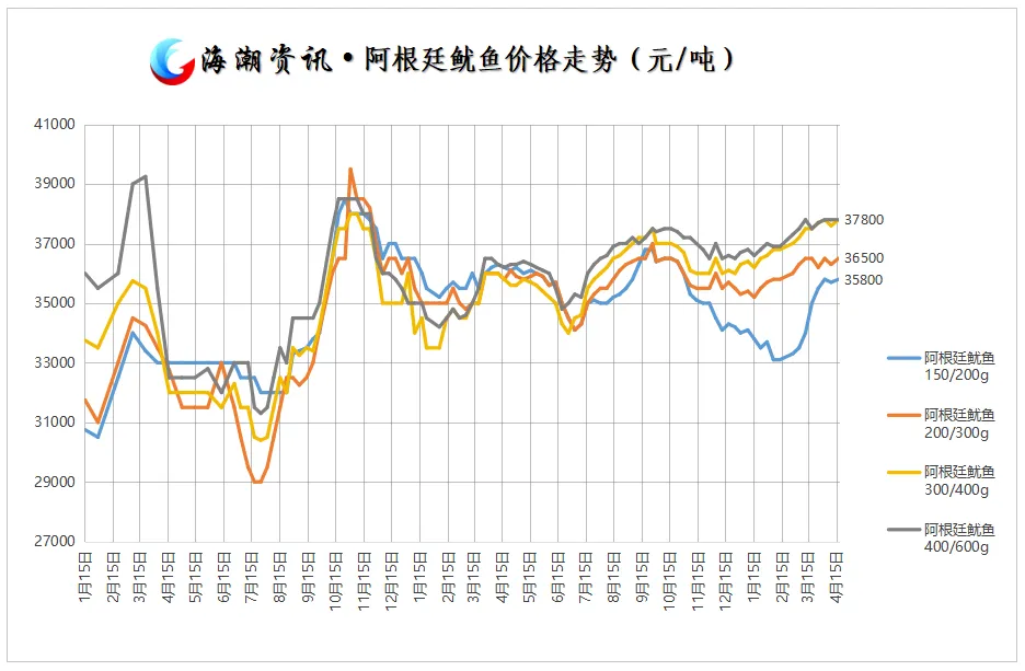 第16周鱿鱼周报|远洋鱿鱼市场阶段性修复,东南太平洋鱿鱼各规格价格普遍回升