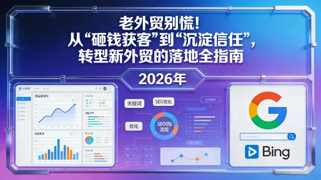 老外贸别慌!从“砸钱获客”到“沉淀信任”,转型新外贸的落地全指南