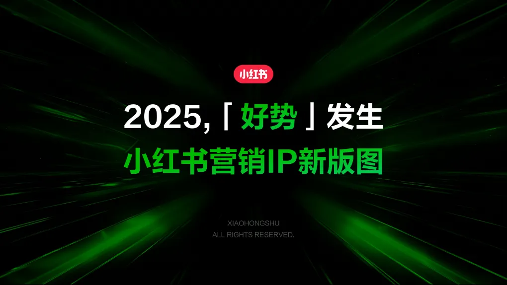 2025「好势」发生《小红书营销IP新版图》