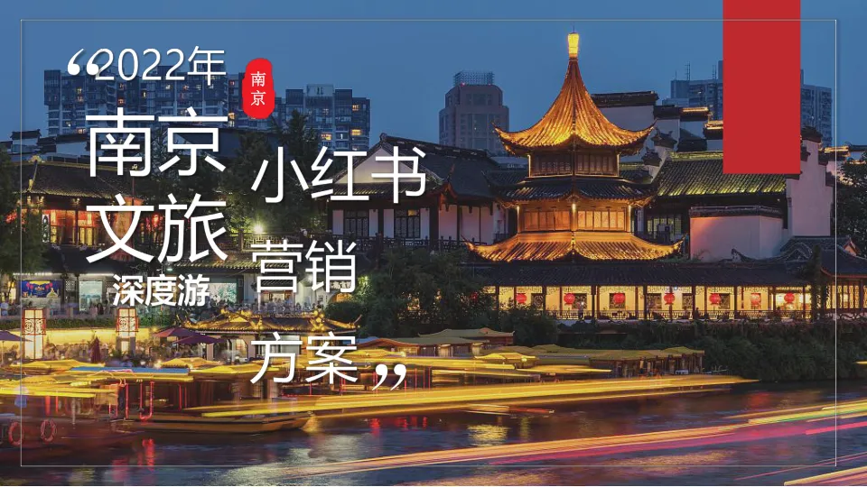 南京城市文旅深度游小红书营销方案.ppt