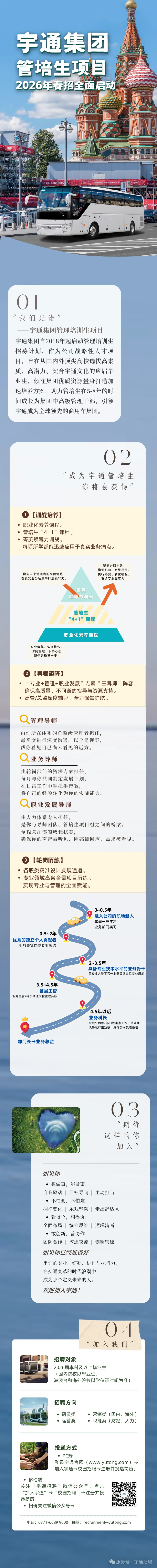 职能类、营销类 | 宇通26届春招·管培生项目启动!