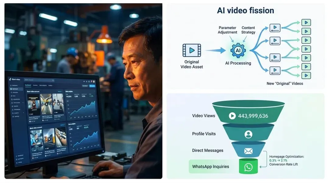 赋·沸点 |AI 出口老板获客难?AI团队用矩阵打法帮客户30天跑通了