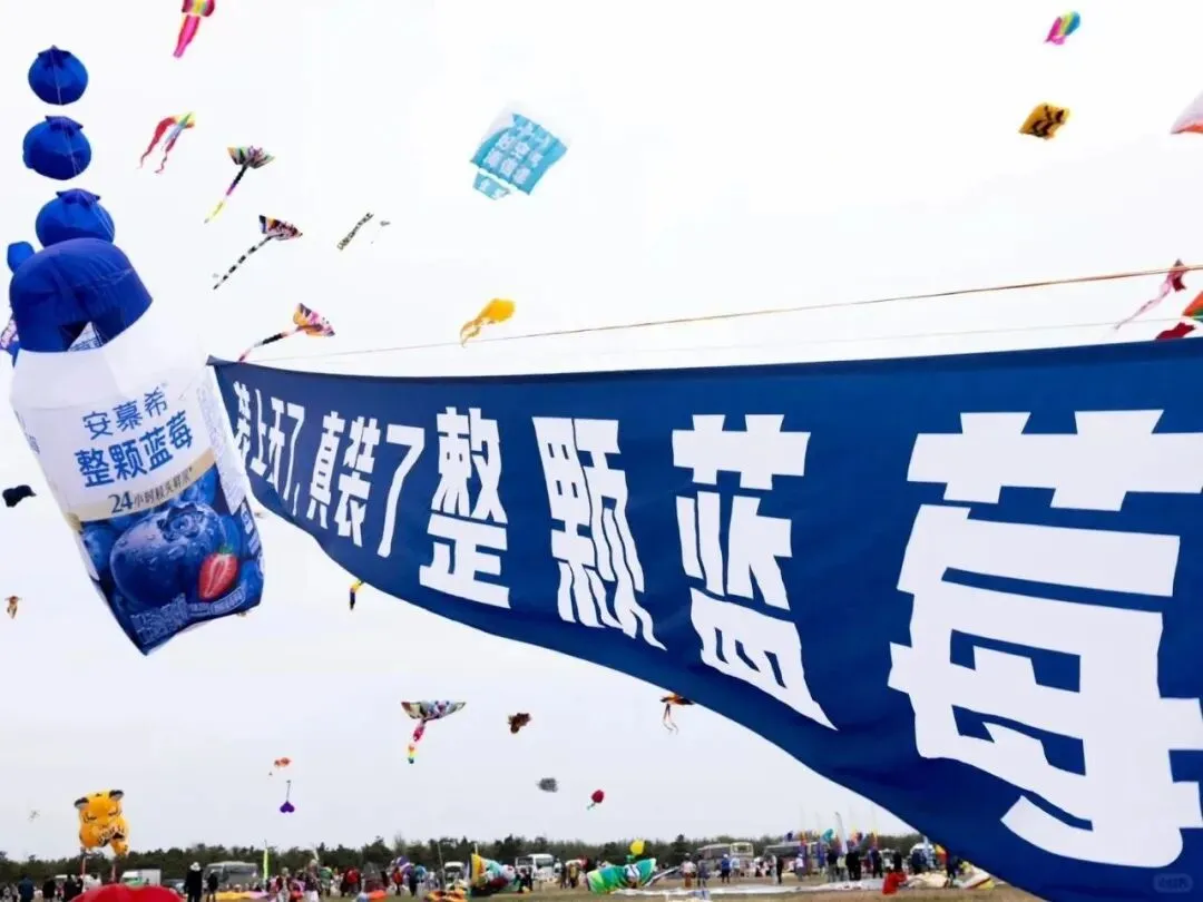 潍坊风筝节上那些有意思的显眼包营销!