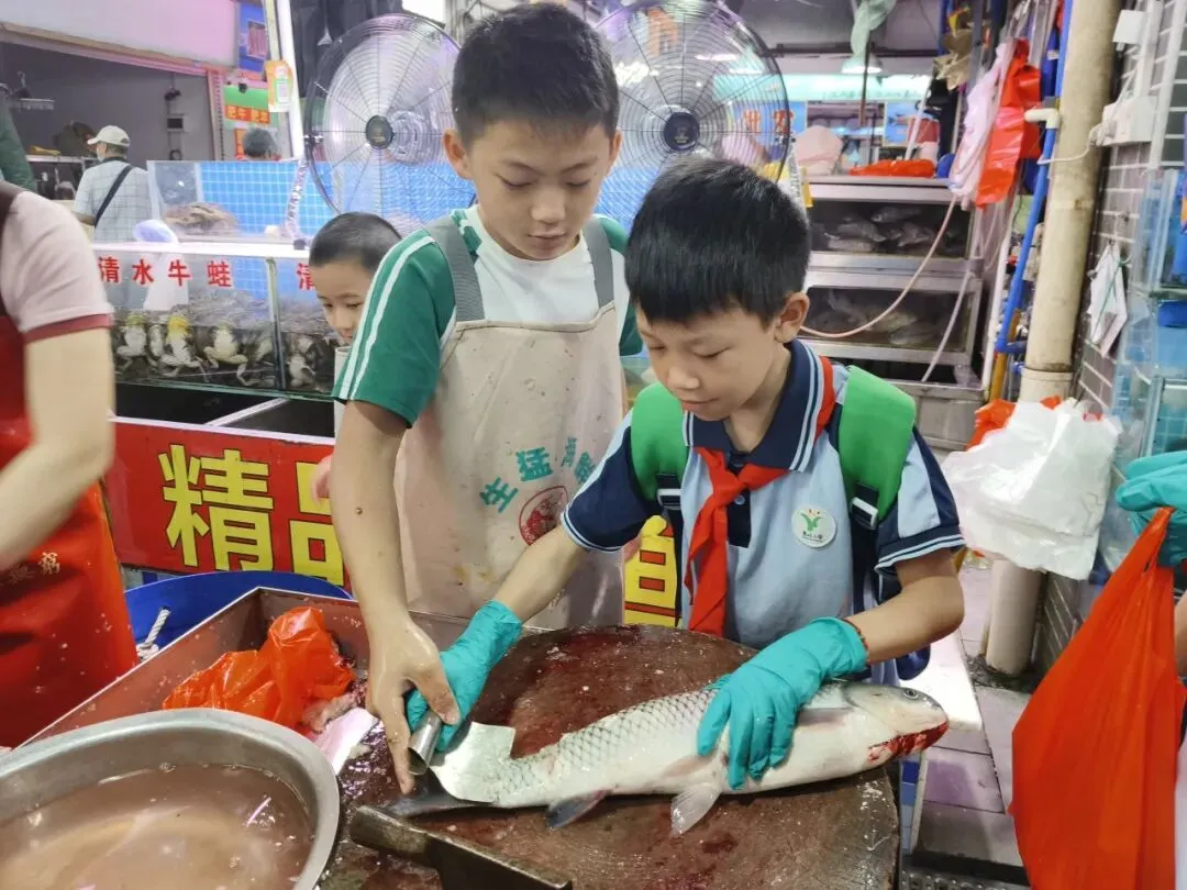 哪吒少年来当家!把德育课堂搬进农贸市场