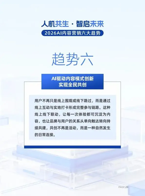 人机共生·智启未来2026AI内容营销六大趋势