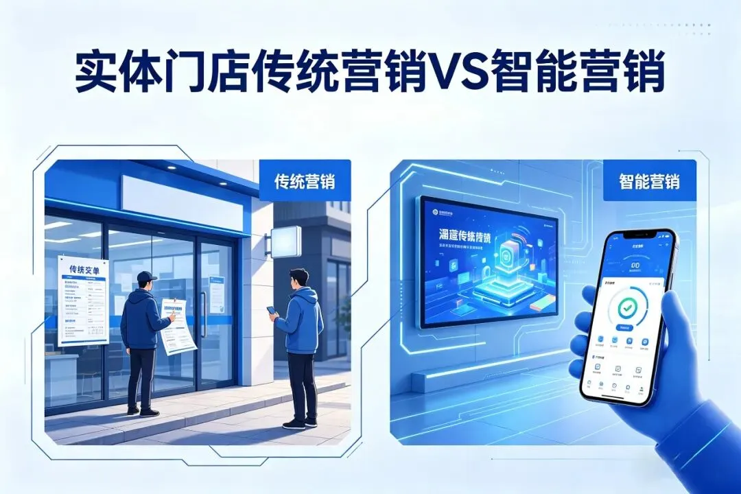 实体门店传统营销VS智能营销,差别居然这么大!看完少走1年弯路