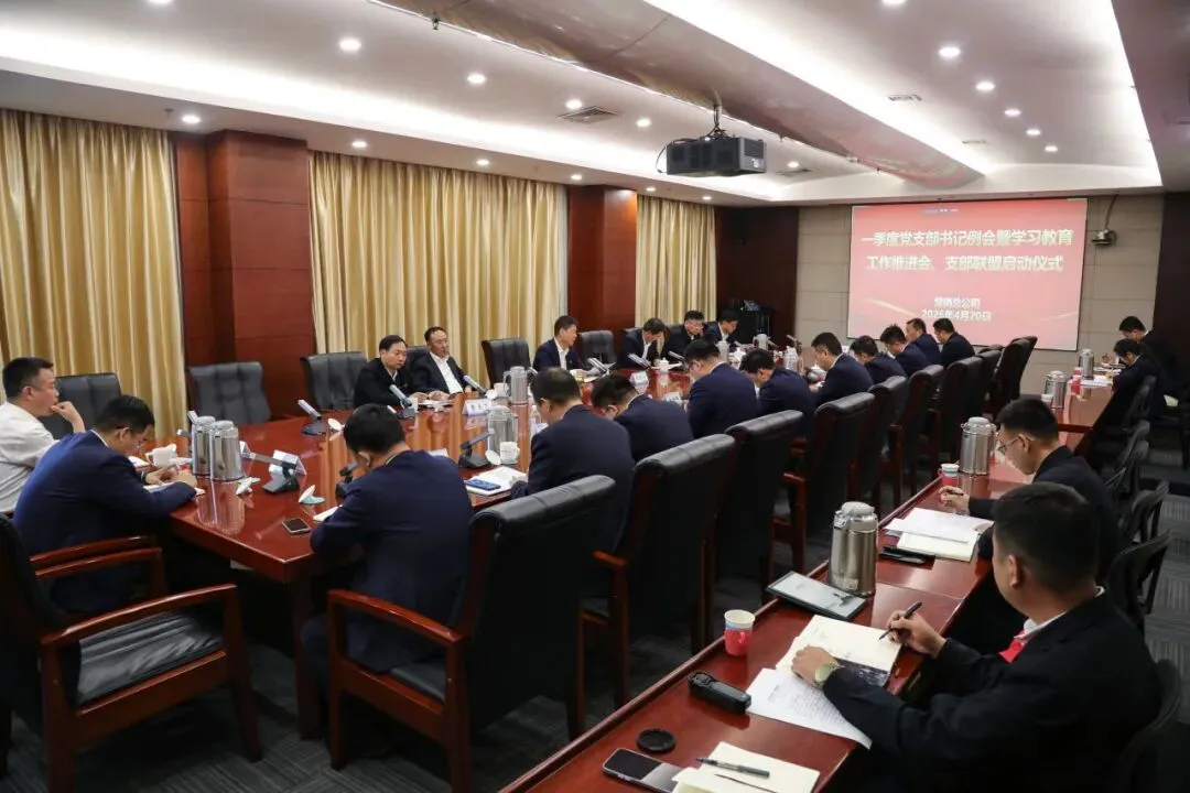 营销总公司召开2026年一季度党支部书记例会暨学习教育工作推进会、支部联盟启动仪式