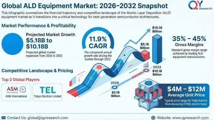 原子层沉积设备市场进入由亚 3nm 与 3D 架构驱动的超级周期