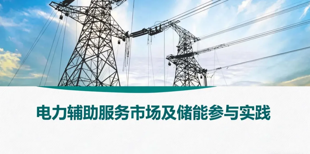 电力辅助服务市场及储能参与实践.pdf