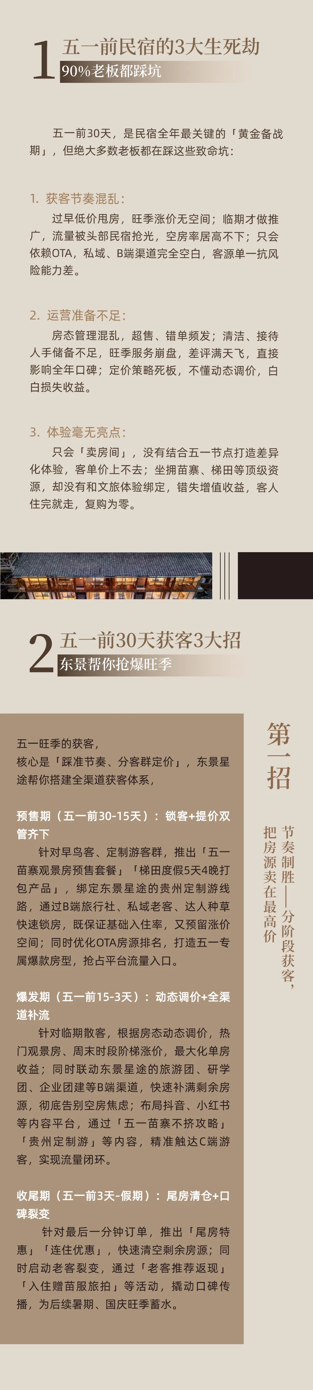 酒店老板看过来:五一前民宿获客3招,东景托管帮你抢爆旺季