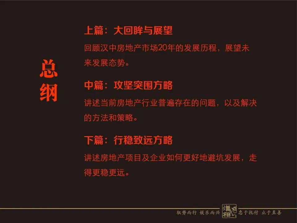 房地产营销命门:如何攻坚突围与行稳致远?(汉中房协培训讲义)