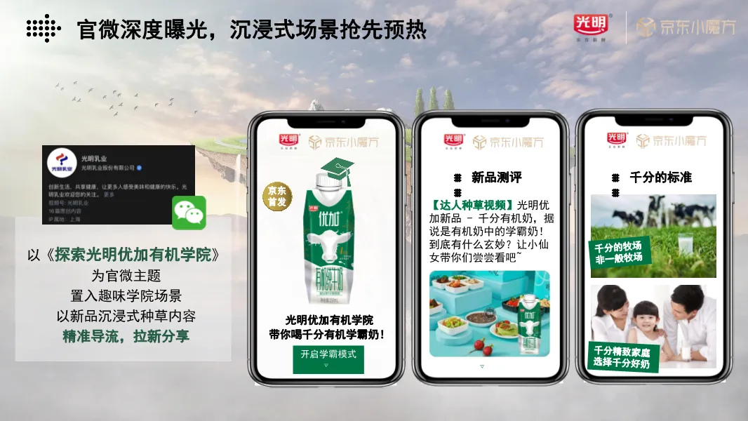 新品破圈难?光明x京东整合营销Roadmap
