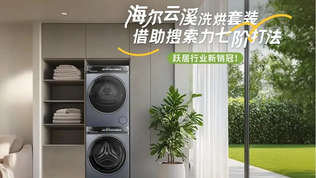 海尔云溪洗烘套装小红书搜索营销传播结案