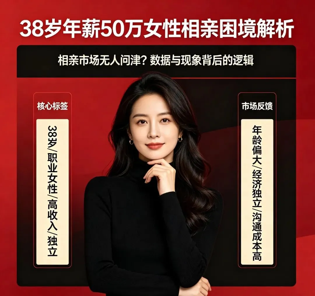 38 岁年薪 50 万的女人,在相亲市场上为什么没人要