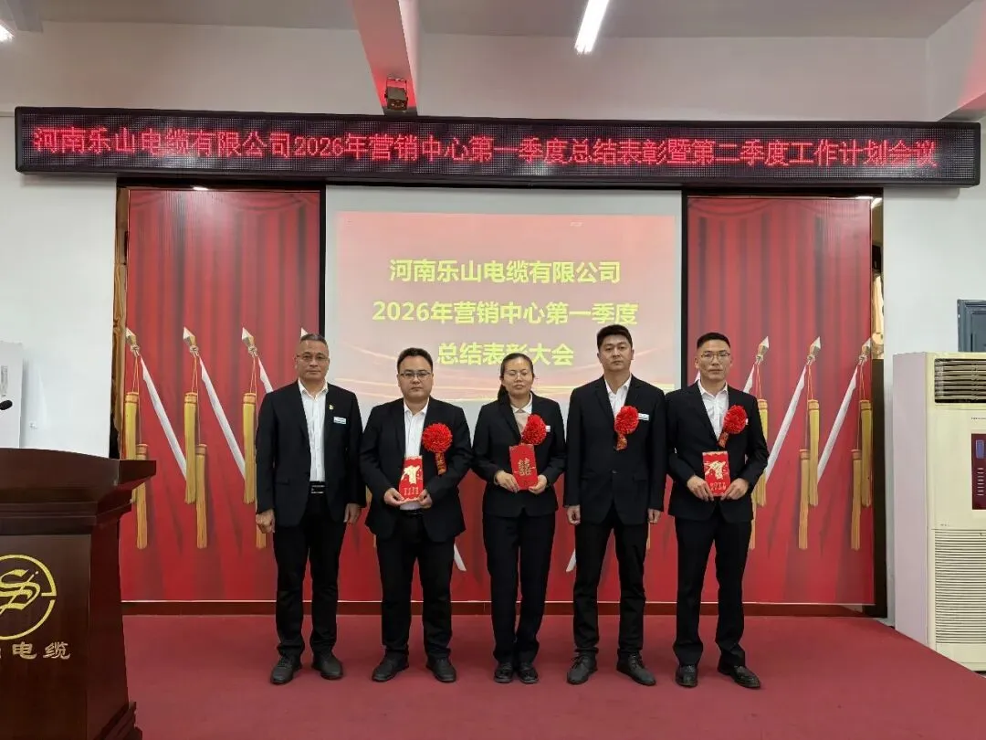 河南乐山电缆营销中心:表彰先进树榜样,精准部署谋新篇