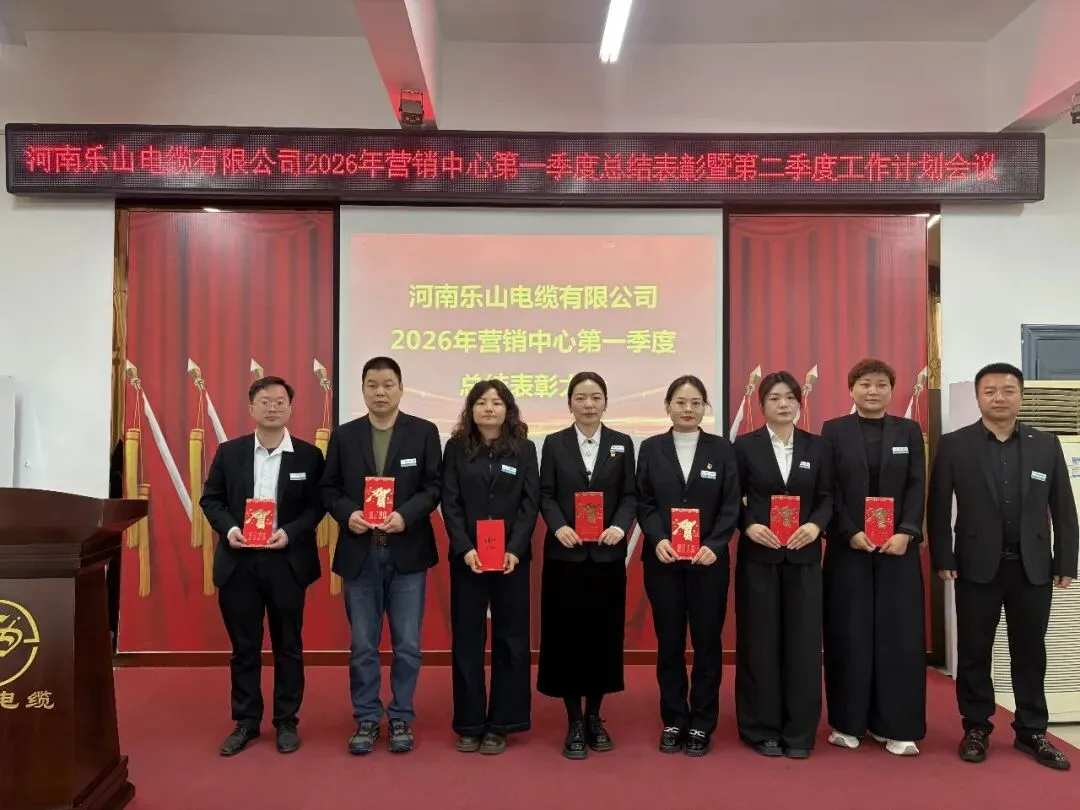 河南乐山电缆营销中心:表彰先进树榜样,精准部署谋新篇