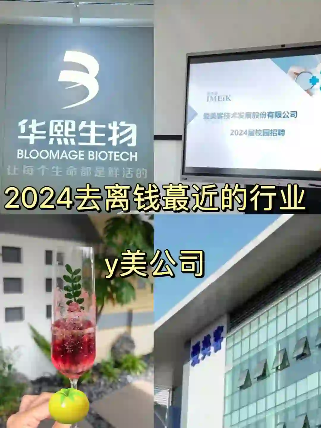2024去离?蕞近的行业，y美企业‼️