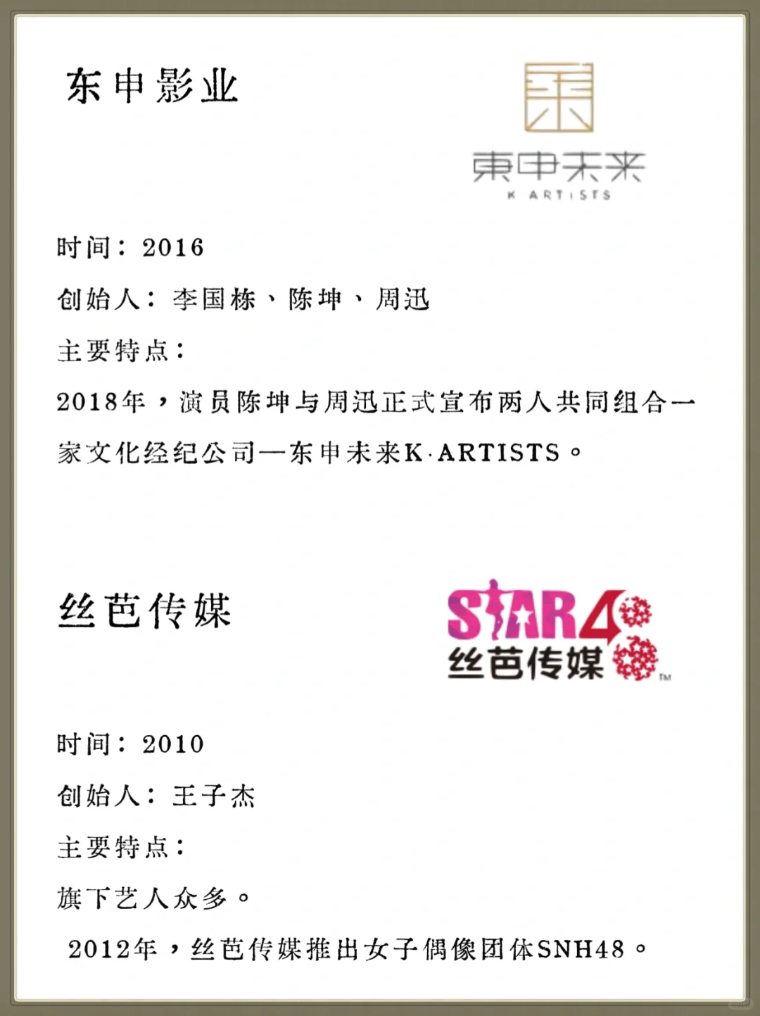❗超全盘点❗32家影视公司｜一分钟了解?