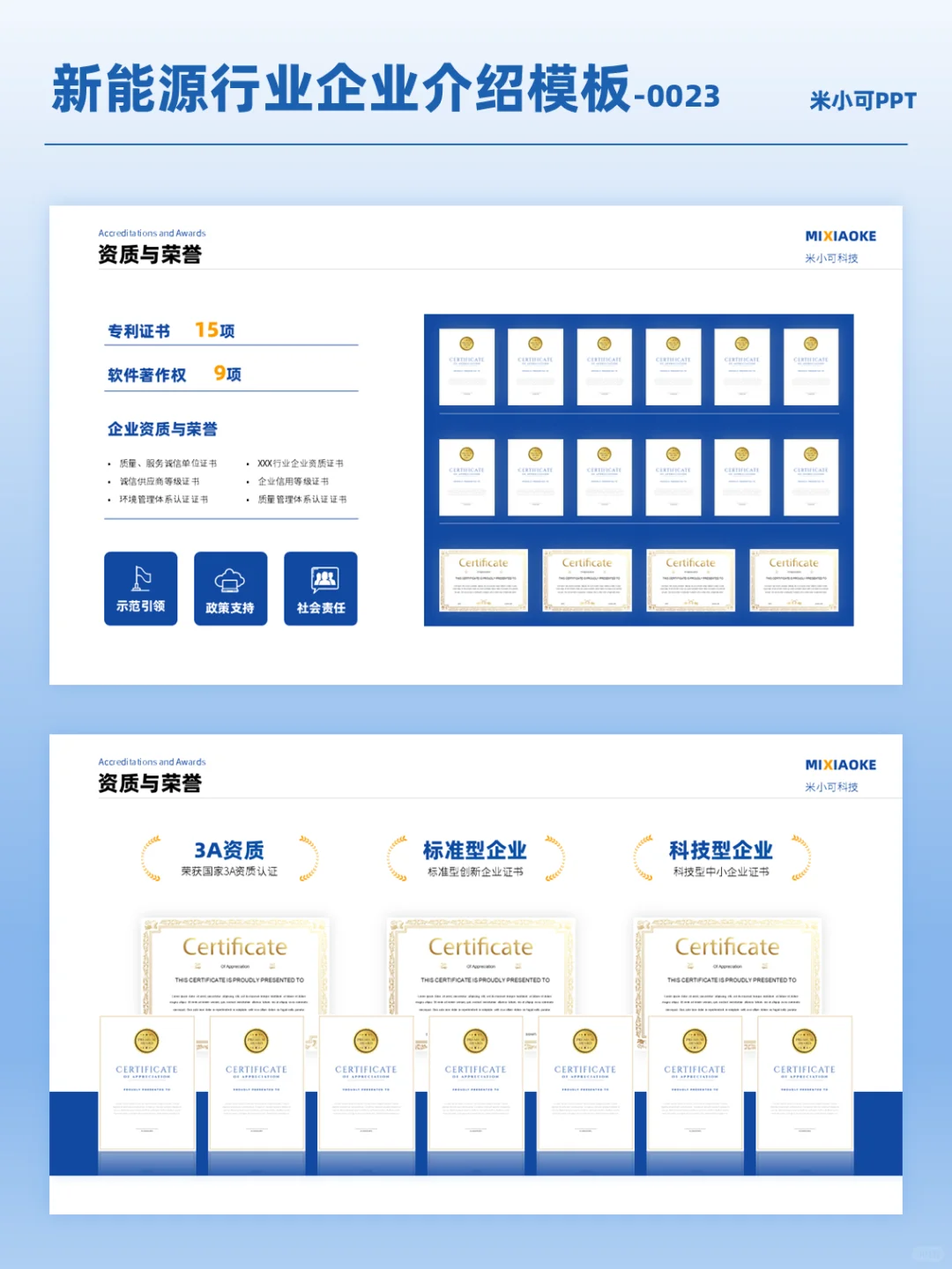 新能源行业企业介绍PPT