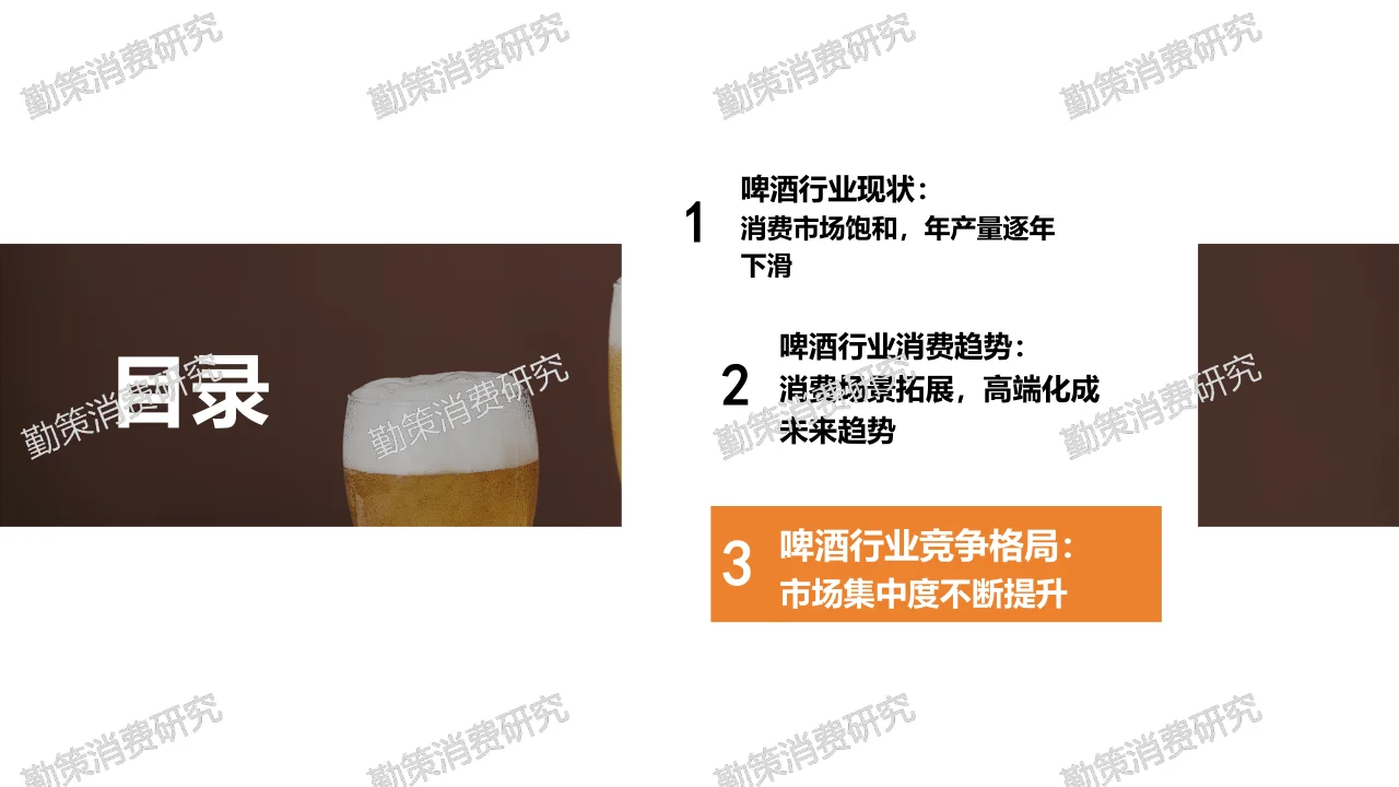 中国啤酒行业消费研究报告