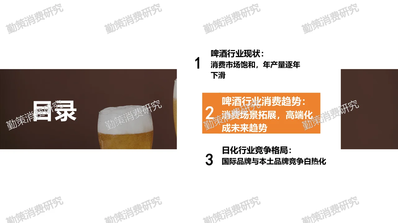 中国啤酒行业消费研究报告