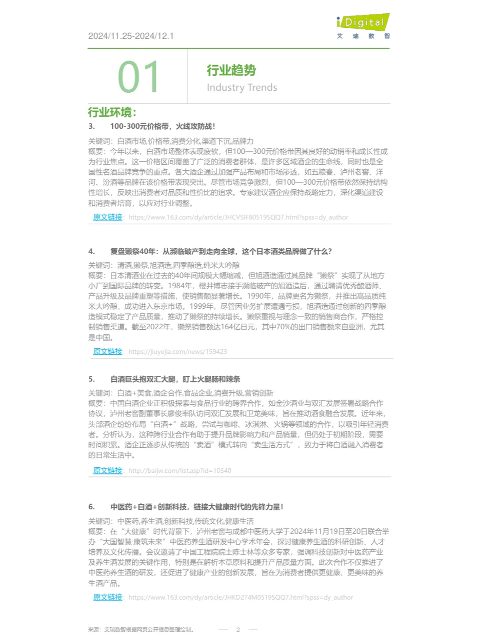 酒行业周度市场观察第49周