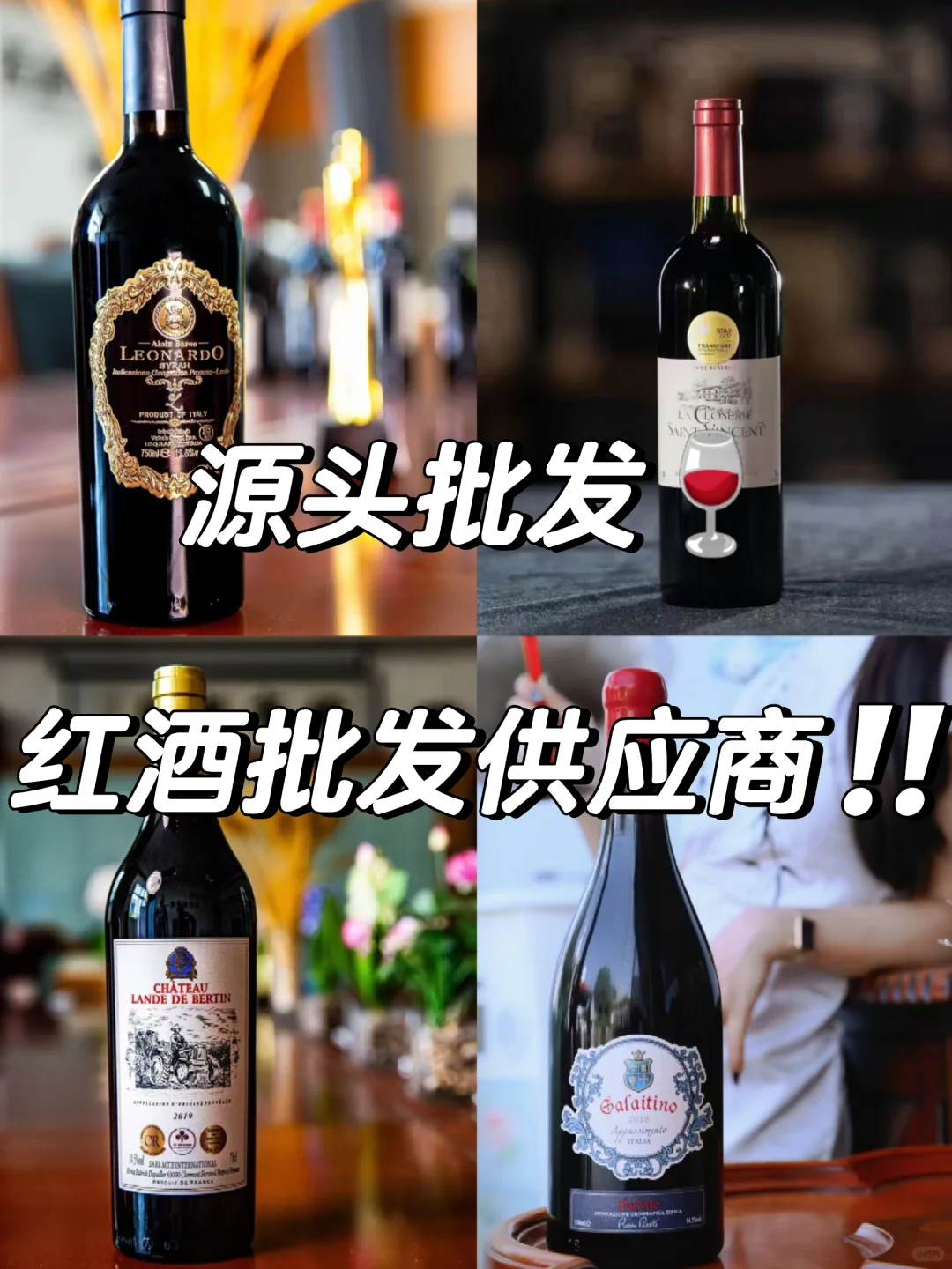 源头货源批发红酒?红酒批发供应商‼
