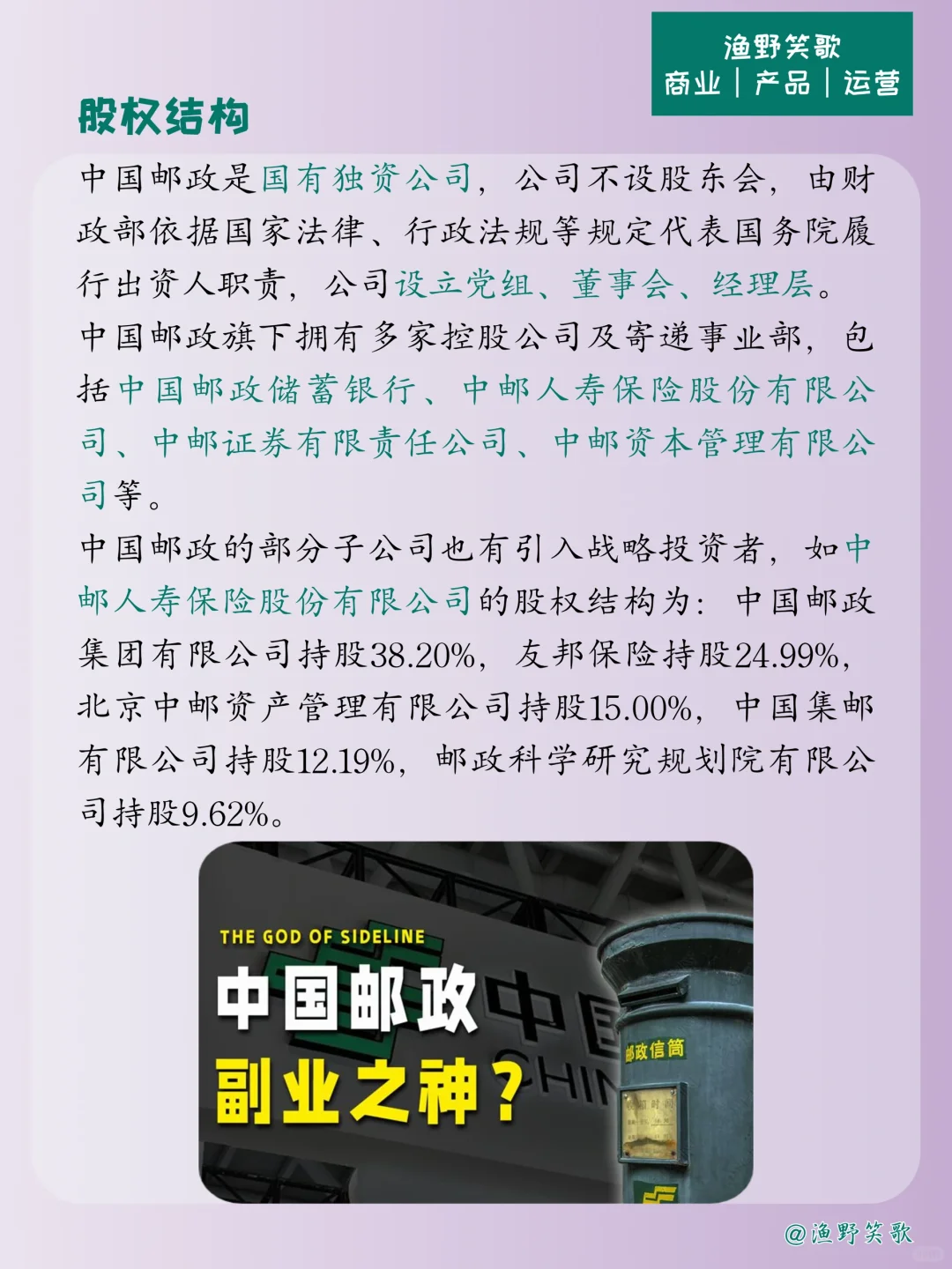 每天认识一个品牌案例，No.86：中国邮政?