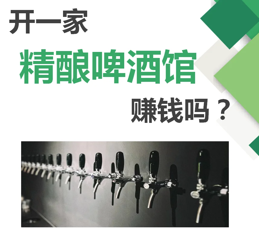 开一家“精酿啤酒馆”，赚钱吗？！