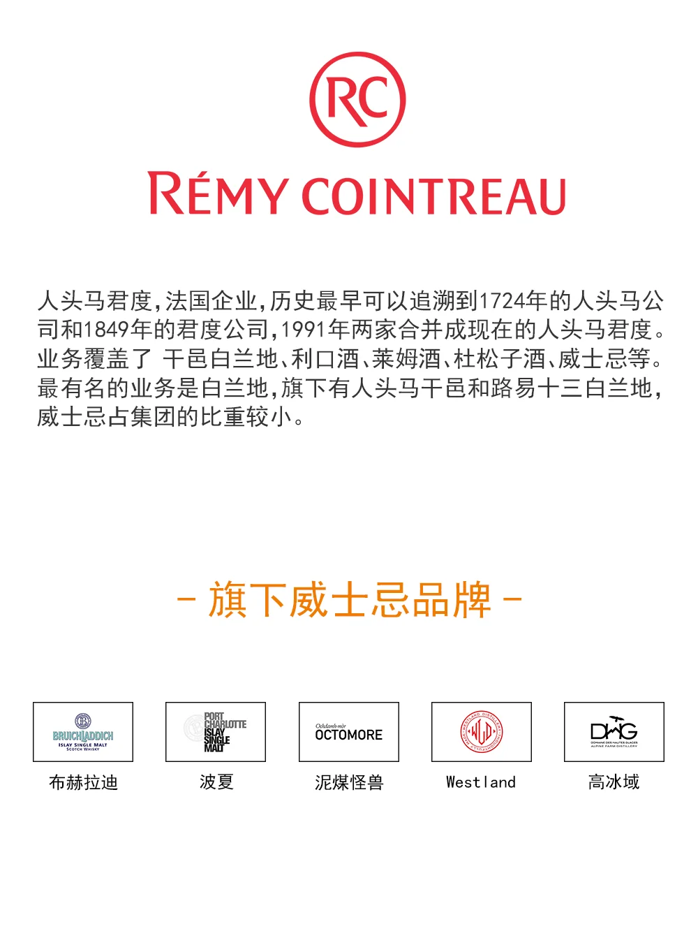 世界九大洋酒集团——威士忌版图