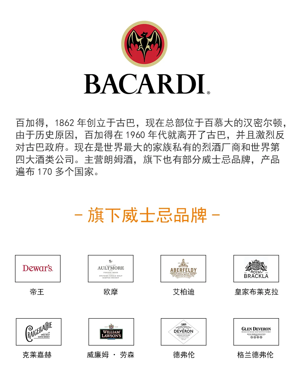 世界九大洋酒集团——威士忌版图