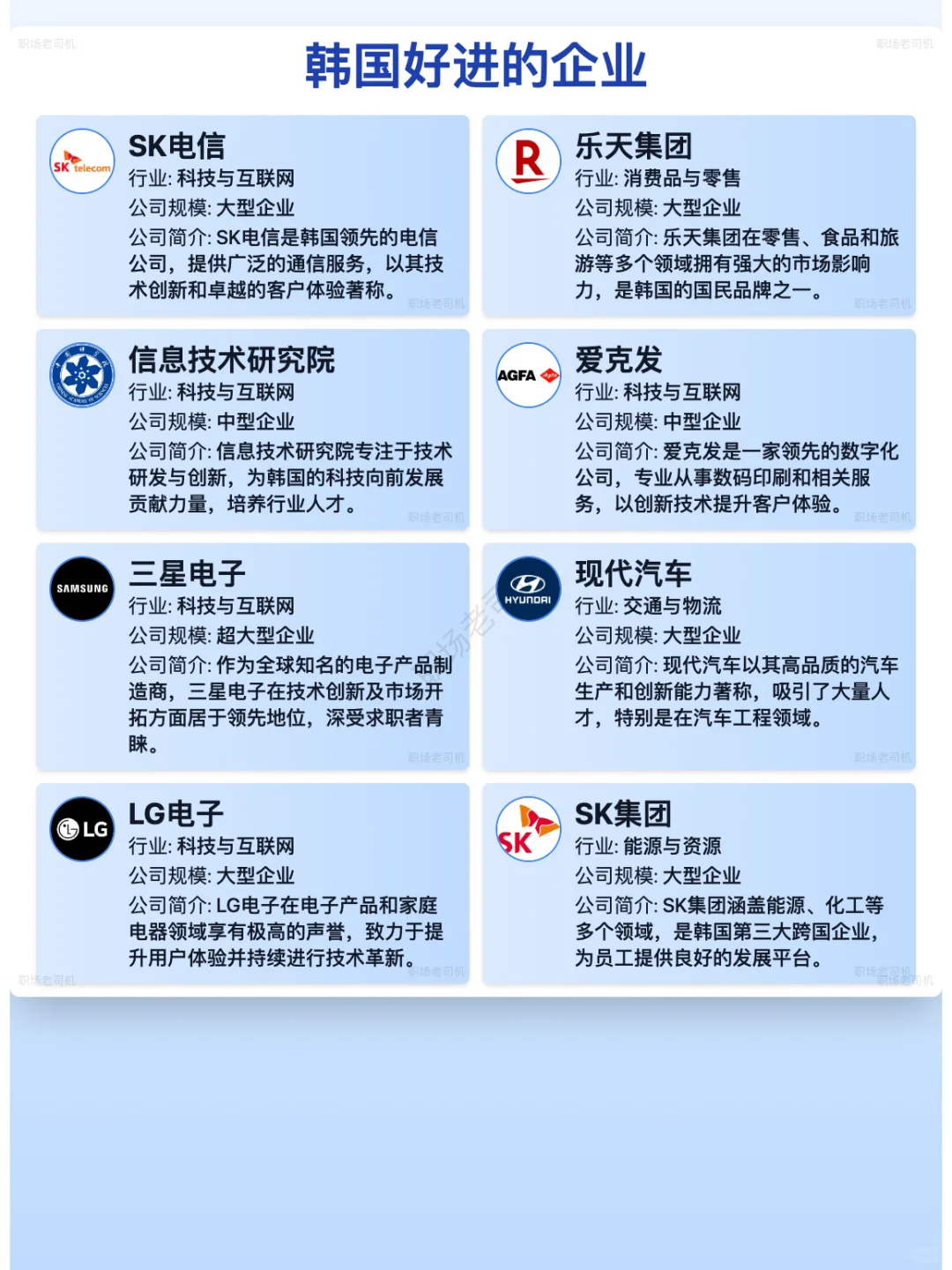 韩国好进的企业