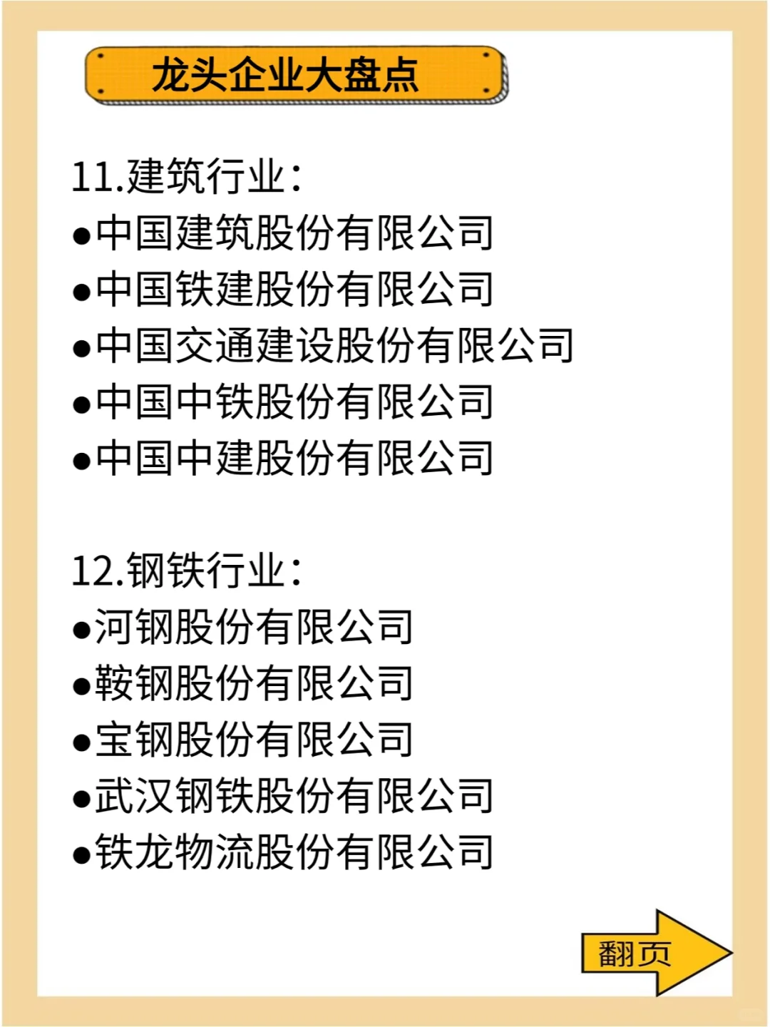 龙头股企业盘点：这些都是狠狠搞钱的巨头❗