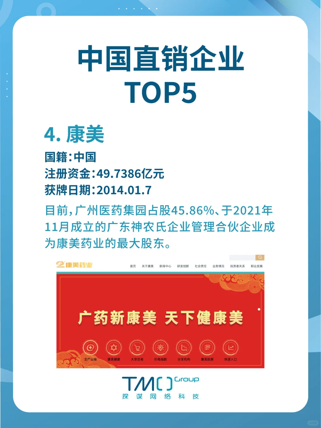 国内直销企业TOP5最新动态