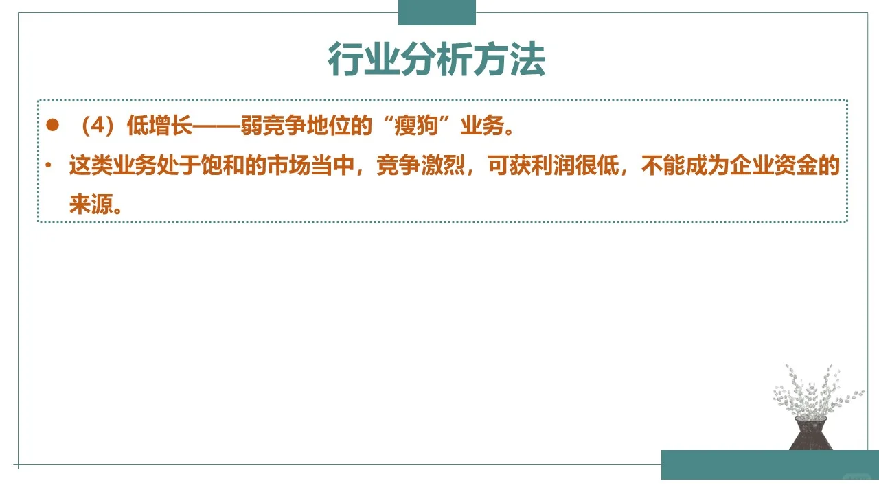 行业分析方法