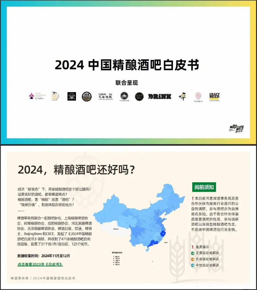 近2年中国精酿酒吧，行业发展报告。