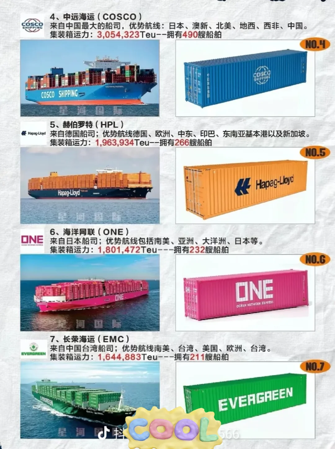 2024全球十大集装箱船东排名