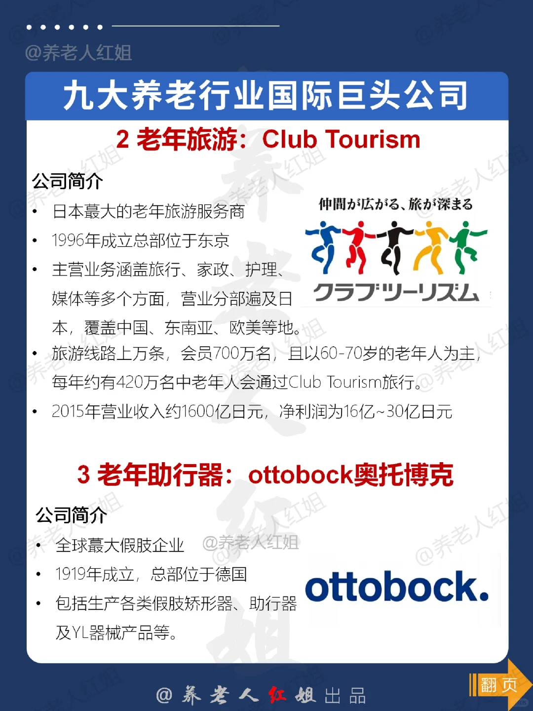 打破信息差❗这9⃣个养老业国际巨头要知道