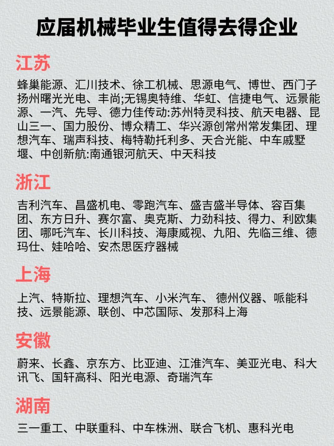 机械最新就业企业推荐，不看必后悔‼️