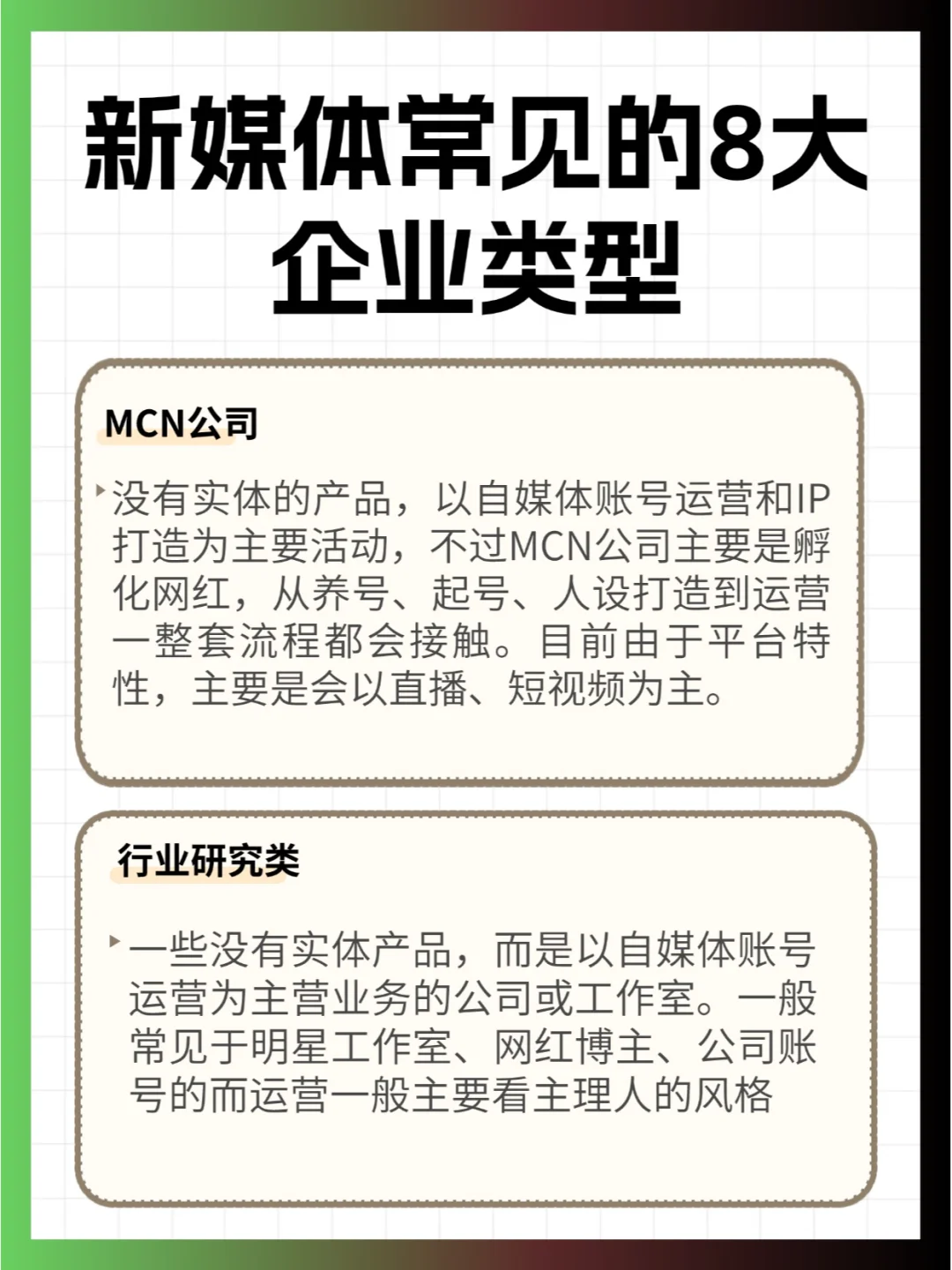 私藏干货?新媒体运营常见的8大企业?